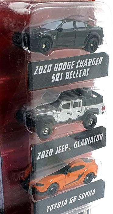 Jada Approx 4cms long 32481 - Fast & Furious 3 Piece Set Dodge, Jeep and Toyota 