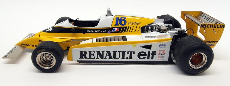 Exoto 1/18 scale Diecast 97091 - Renault RE-20 Turbo 1980 GP of France R Arnoux