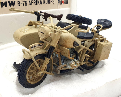 Polistil 1/15 Scale Diecast MS.110 - BMW Afrika Korps Vintage Motorbike '76