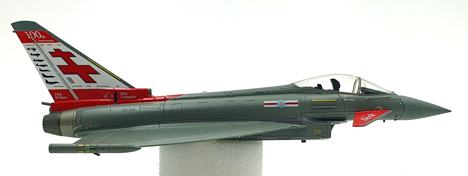 Hobby Master 1/72 Scale HA6624 - 2015 Eurofighter Typhoon ZK315 41 Sqn