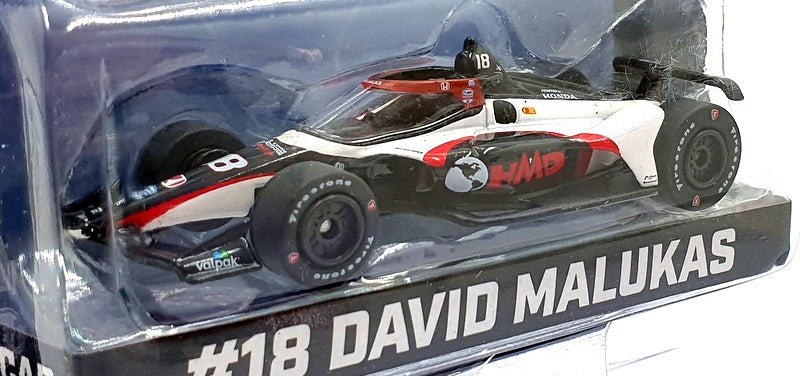 Greenlight 1/64 Scale 11567 NTT Indycar Series #18 D. Malukas - Blue