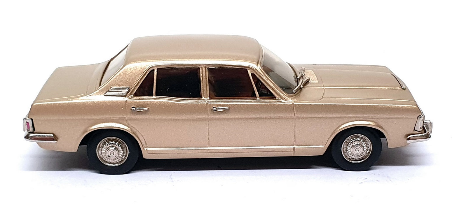Lansdowne Models 1/43 Scale LDM109 - 1966 Ford Zodiac Mk4 Sal. - Met. Amber Gold