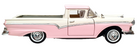 Road Signature 1/18 Scale 18723N - 1957 Ford Ranchero Pick Up - Pink/Ivory