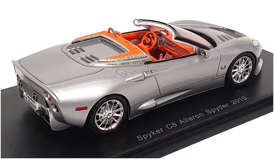 Spark 1/43 Scale Resin S2155 - 2010 Spyker C8 Aileron Spyder - Met Grey