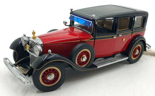 Franklin Mint 1/24 Scale B11SD61 1935 Mercedes Benz 770k Grosser - Red/Black