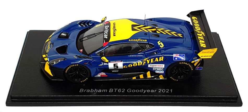 Spark Model 1/43 Scale S8110 - Brabham BT62 Goodyear #5 - Blue/Yellow