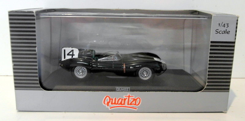 Quartzo 1/43 Scale diecast - QLM021 Jaguar D-Type 2nd Le Mans 1954 #14