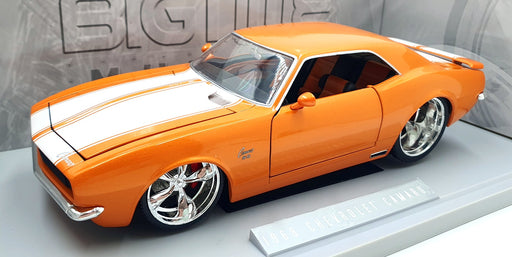 Jada 1/18 Scale Diecast 90310 - 1968 Chevrolet Camaro - Orange/White