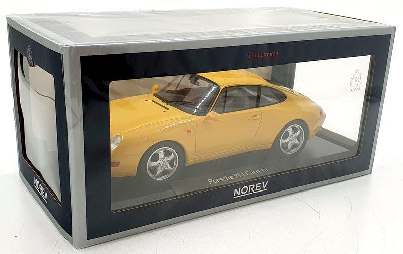 Norev 1/18 Scale Diecast 187596 - Porsche 911 Carrera 1994  - Yellow