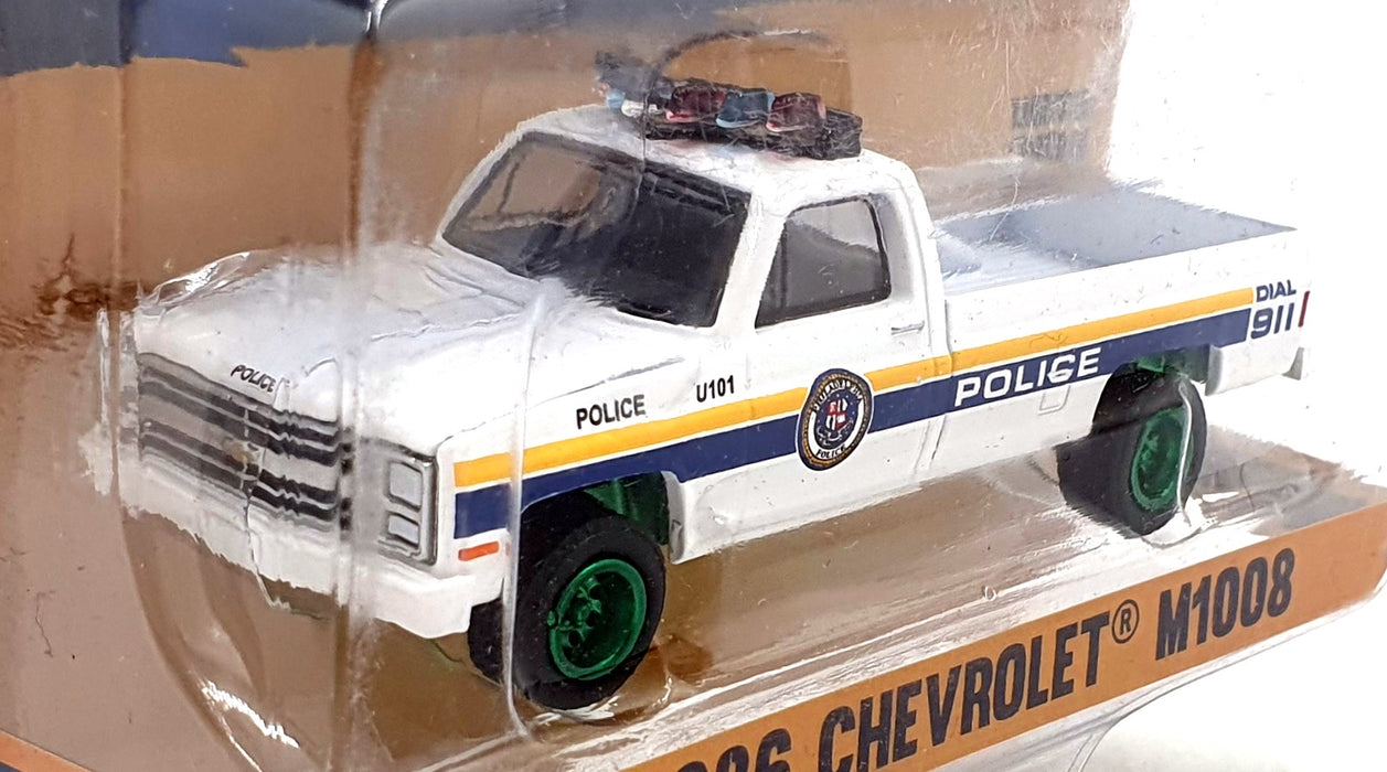 Greenlight 1/64 Scale 30241 - 1986 Chevrolet M1008 Police Truck - Chase
