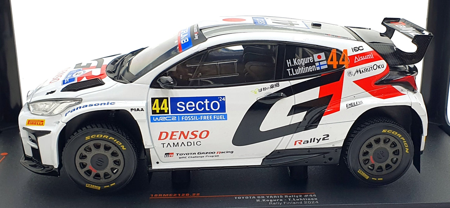 IXO 1/18 Scale Diecast 18RMC212B.22 - Toyota GR Yaris Rally2 #44 Finland 2024