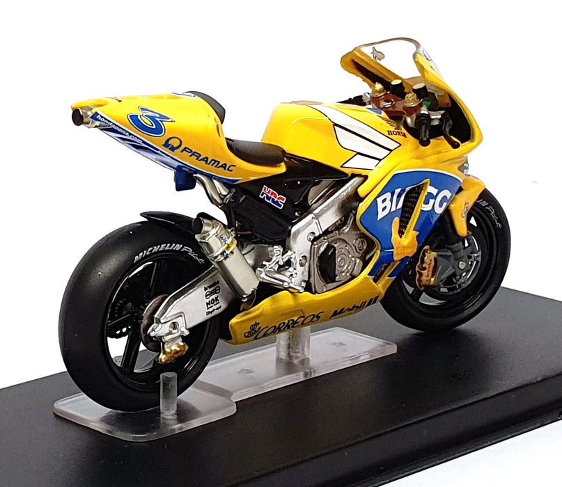 Ixo 1/24 Scale MB014 - Honda RC211V Motorbike #3 MotoGP 2003 Biaggi
