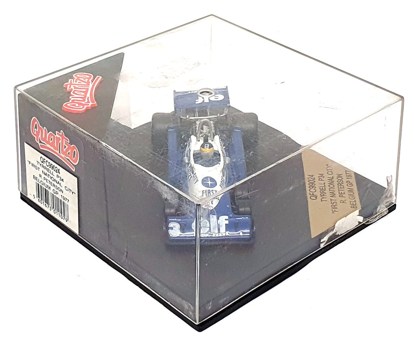 Quartzo 1/43 Scale QFC99024 - F1 Tyrrell P34 First Ntl. City #3 Belgium GP 1977