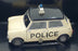 Solido 1/18 Scale Diecast  7190-4 - Mini Cooper Police - Cream/Black