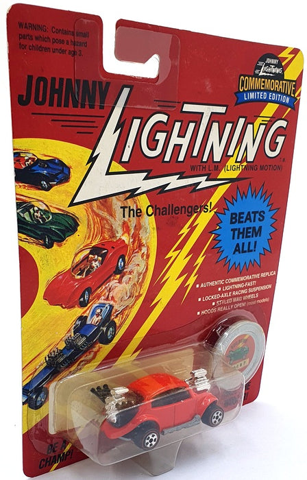 Johnny Lightning 1/64 Scale 100-190 - The Challengers VW Bug Bomb - Red