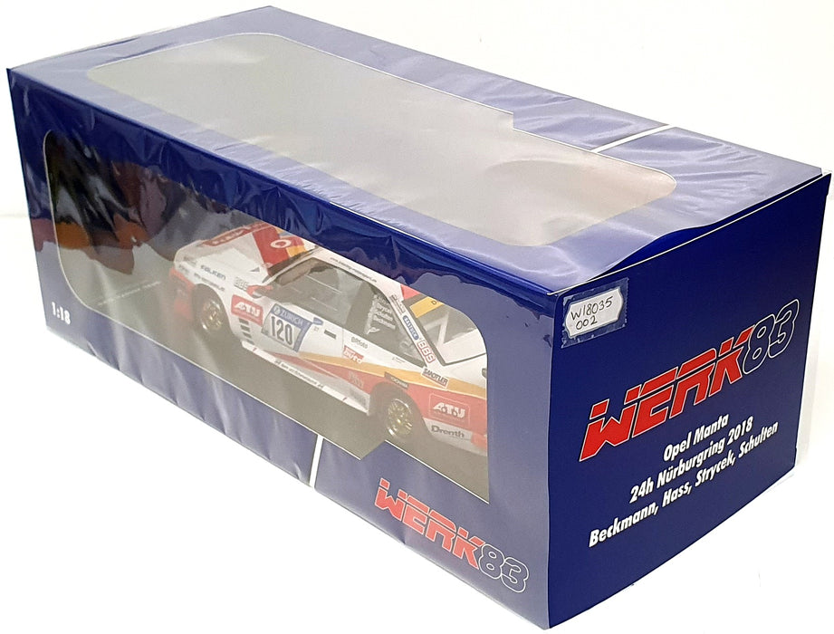 Werk83 1/18 Scale W18035002 - Opel Manta #120 24h Nurburgring 2018