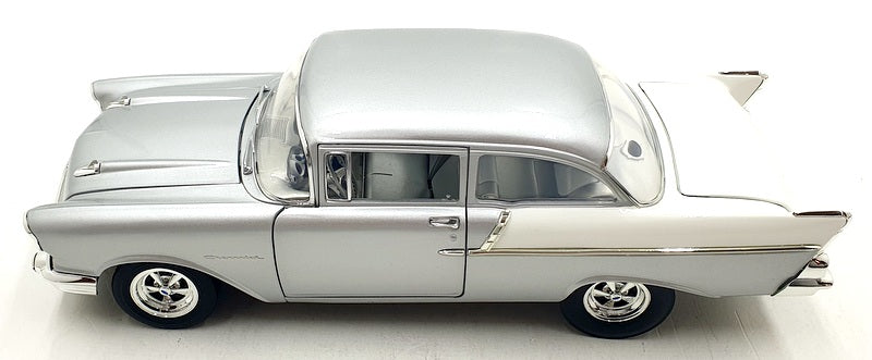 Acme 1/18 Scale Diecast A1807016 - 1957 Chevrolet 150 Street Strip - Silver