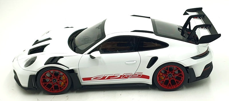 Norev 1/12 Scale 127530 - 2022 Porsche 911 GT3 RS - White and Pyro Red