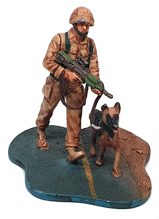 Corgi 1/32 Scale Metal Figure CC59151 - Desert Storm British MP With Sniffer Dog