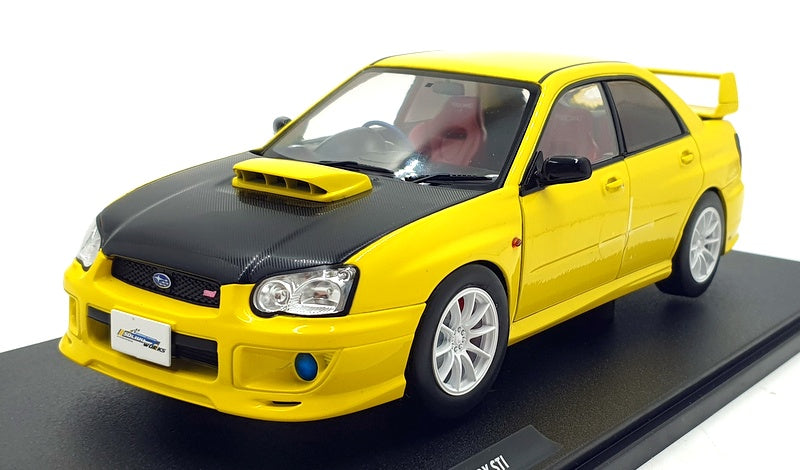 Solido 1/18 Scale S1812302 - 2003 Subaru Impreza WRX STI - Streetfighters Yellow