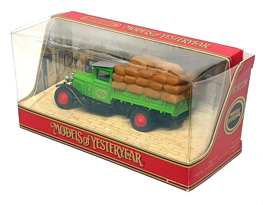 Matchbox Diecast Y62 - Model AA Ford 1.5 Ton Truck "G.W. Peacock" - Green
