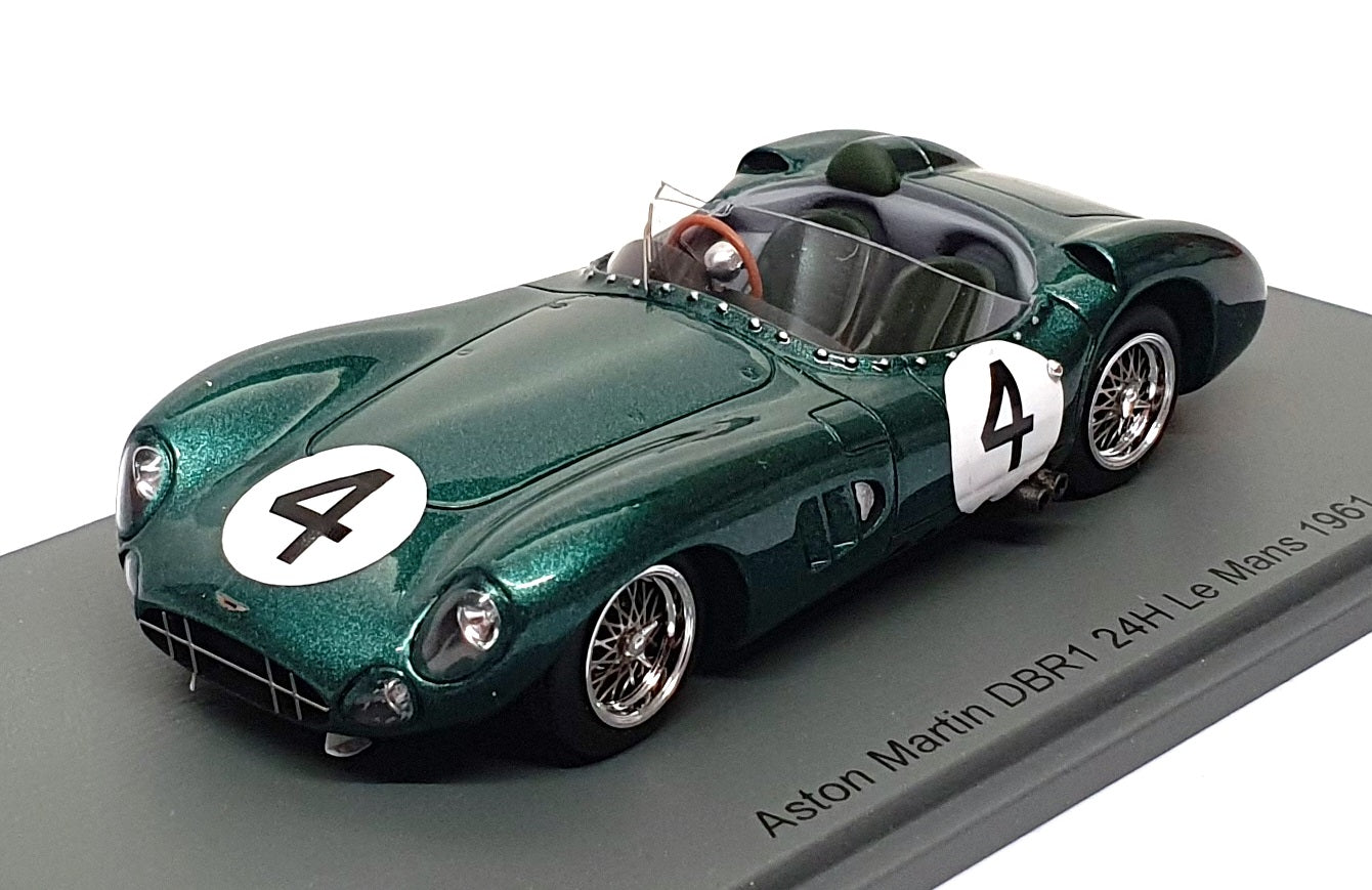 Spark 1/43 Scale S2445 - Aston Martin DBR1 #4 24H Le Mans 1961 Salvadori/Maggs