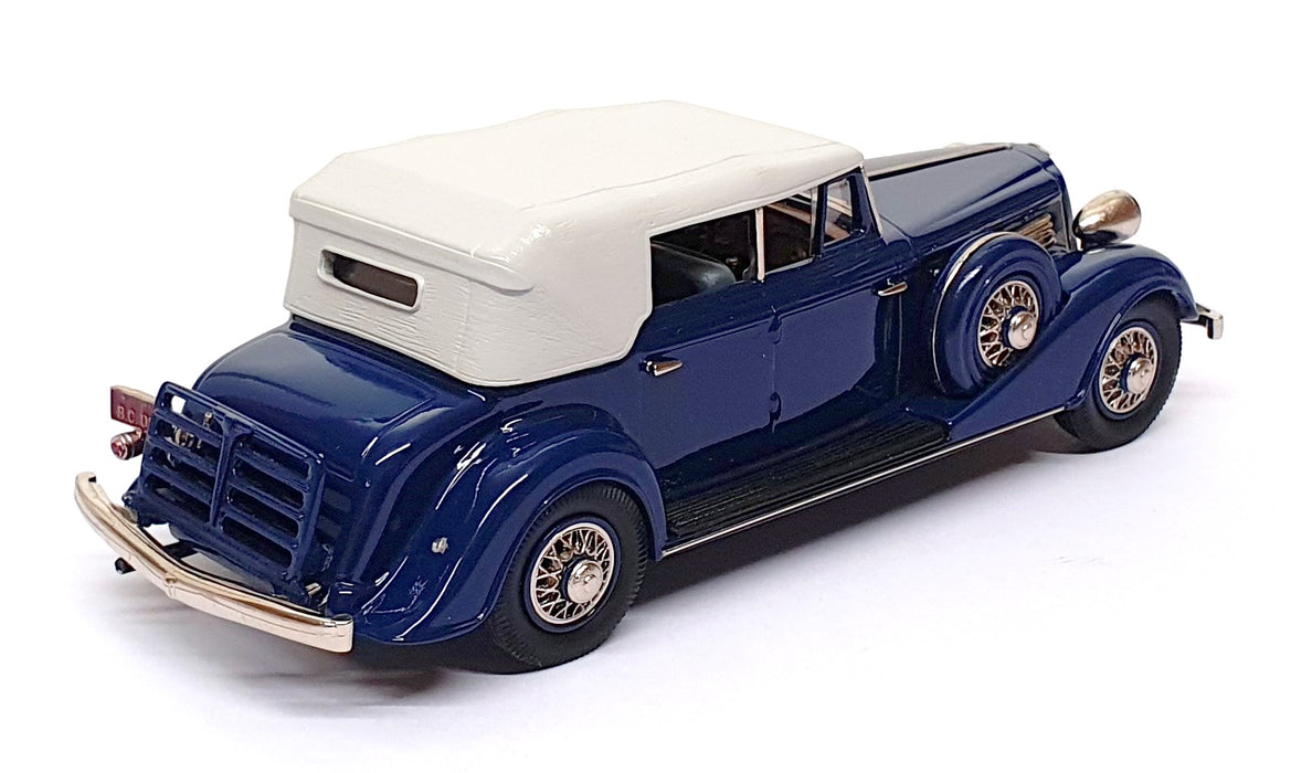 Brooklin Models 1/43 Scale BC008 - 1934 Buick Phaeton Model 98C - Blue/Grey