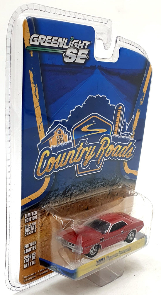 Greenlight 1/64 Scale 29780 - 1971 Plymouth Barracuda - Red
