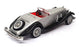 Matchbox 12cm Long Diecast Y-20 - 1937 Mercedes Benz 540K - Silver/Black