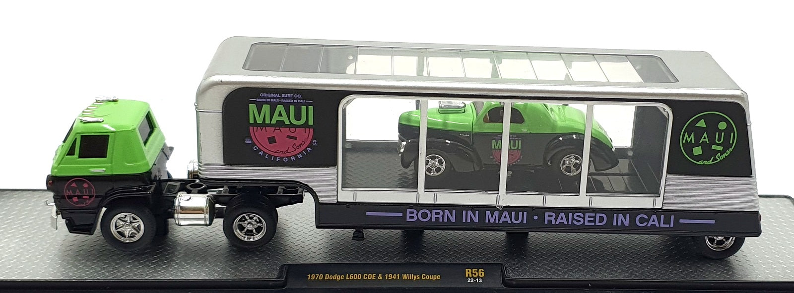 Castline M2 Machines 1/64 Scale R56 - 1970 Dodge L600 & 1941 Willys Coupe