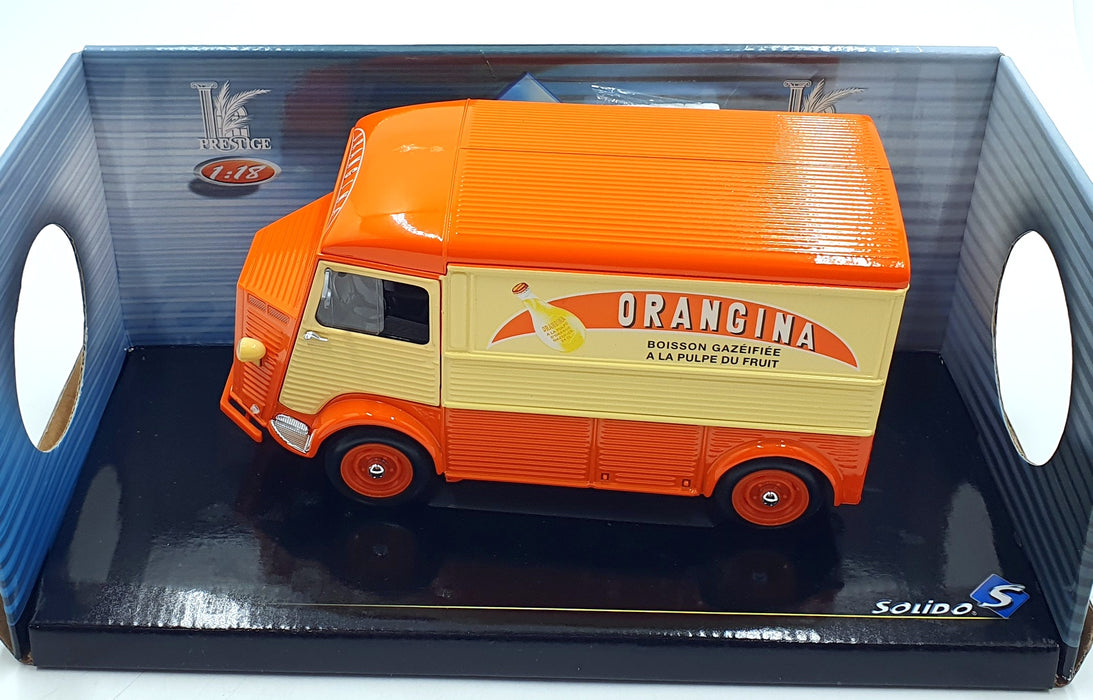Solido 1/21 Scale Diecast 8409.02 - Citroen HY Orangina 1962 - Orange/Cream