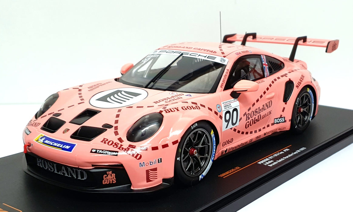 IXO 1/18 Scale 18RMC225.22 - Porsche 911 GT3 Cup #90 Brands Hatch GB 2023