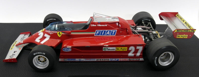 GP Replicas 1/12 Scale GP12-16A - F1 Ferrari 126 CK 1981 #27 G. Villeneuve