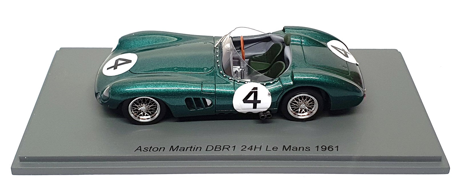 Spark 1/43 Scale S2445 - Aston Martin DBR1 #4 24H Le Mans 1961 Salvadori/Maggs