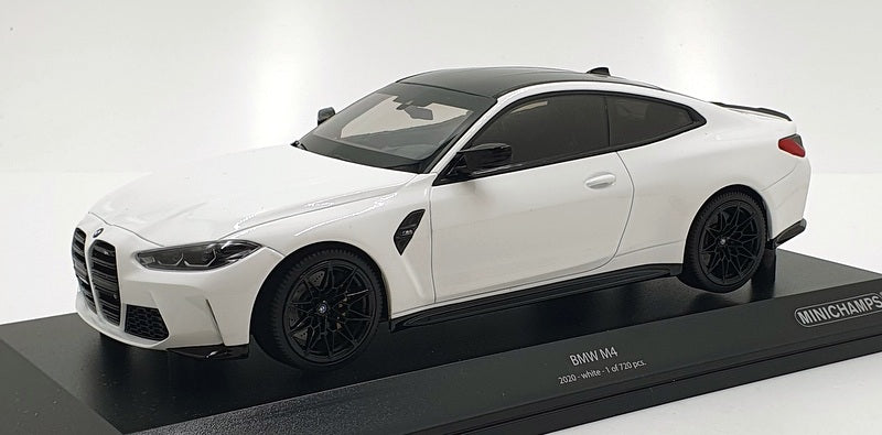 Minichamps 1/18 Scale Diecast 155 020122 - 2020 BMW M4 - White