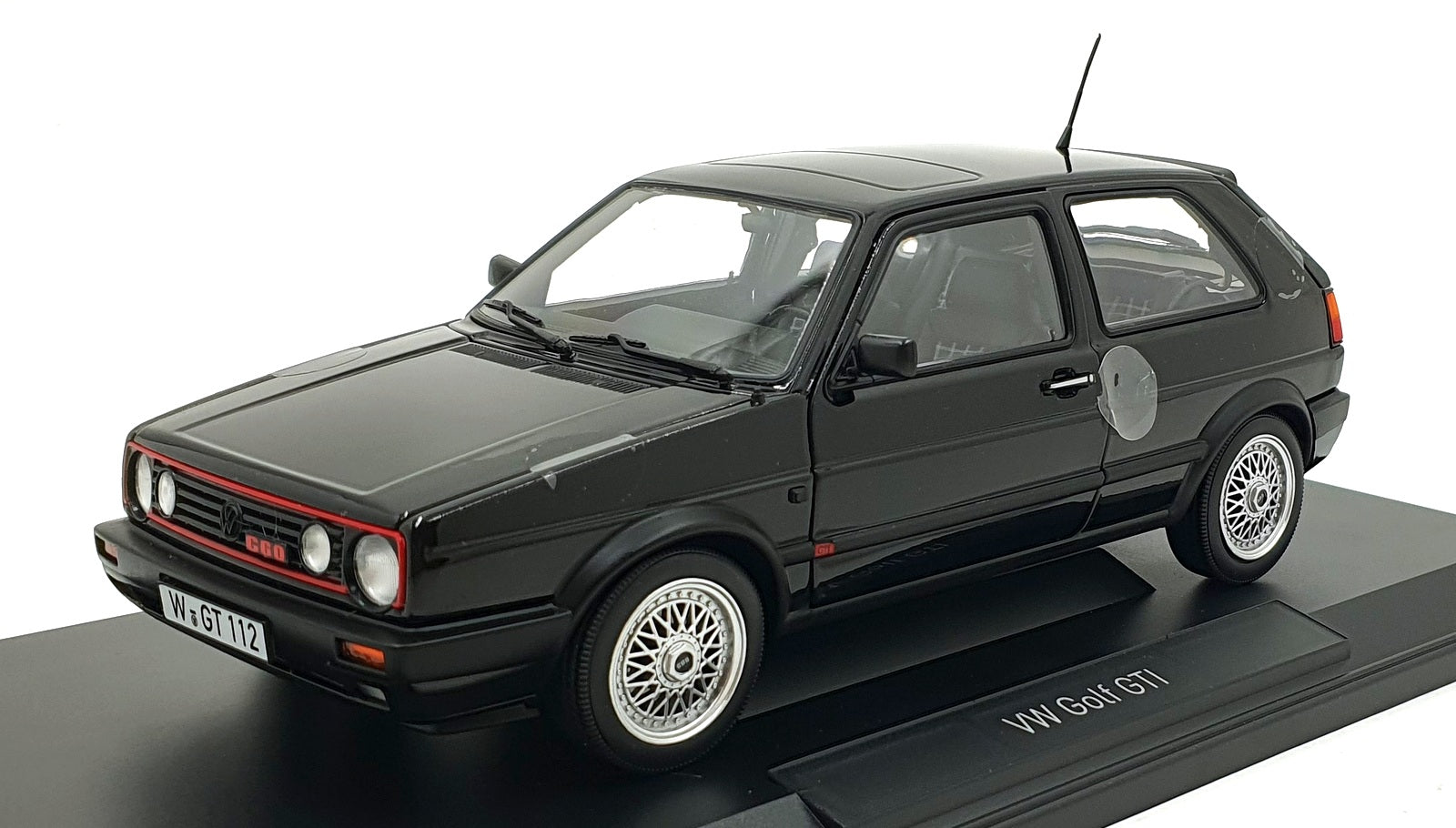 Norev 1/18 Scale 188444 - 1990 Volkswagen Golf GTI - Black