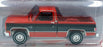 Auto World 1/64 Scale AW64332 - 1984 Chevy Silverado 10 Fleetside Truck - Red