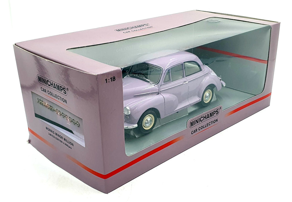 Minichamps 1/18 Scale Diecast 150 137001 - Morris Minor Million Edition - Lilac