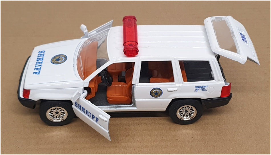 Majorette 1/24 Scale 4110 - Grand Cherokee Nevada Sheriff - White