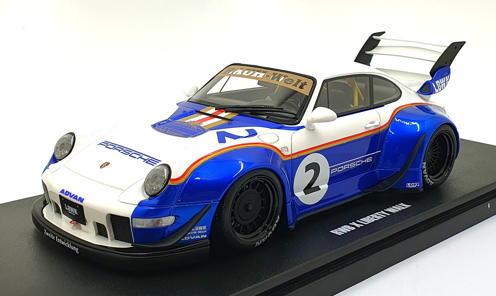 GT Spirit 1/18 Scale Resin GT530 - Porsche RWB X Liberty Walk #2