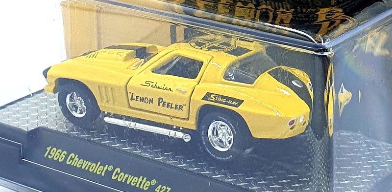 Castline M2 Machines 1/64 Scale  HS37 - 1966 Chevrolet Corvette 427 - Yellow