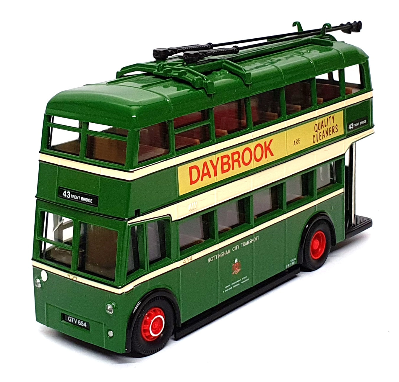 Corgi 1/50 Scale 34701 - Karrier W Trolleybus Nottingham Rt. 43 - Green