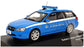 J Collection 1/43 Scale JC285 - 2003 Subaru Legacy Wagon Italy Police - Blue