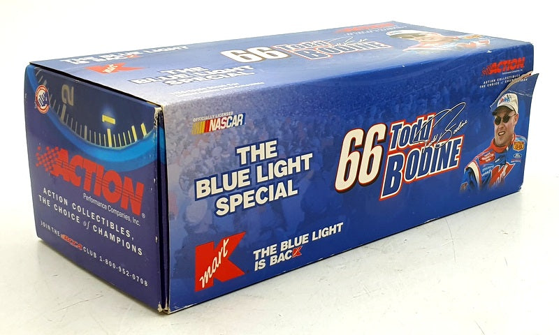 Action 1/24 Scale 101552 - Ford Taurus 2001 NASCAR #66 Blue Light - Bodine