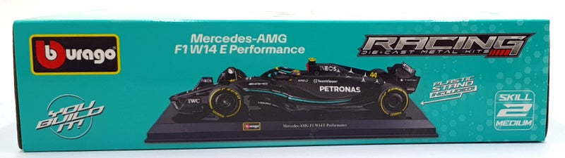 Burago 1/24 Scale Metal Kit 18-28506 - Mercedes- AMG F1 W14 E Performance #44