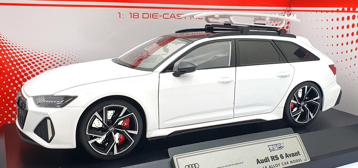 QY Toys 1/18 Scale H1152 - Audi RS 6 Avant - White