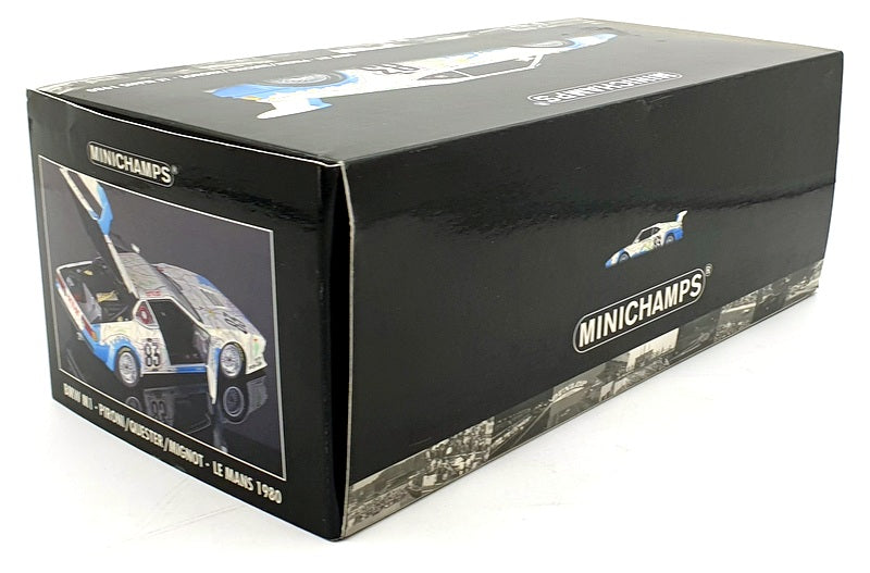 Minichamps 1/18 Scale 180 802983 - EMPTY BOX ONLY - 1980 BMW M1 Le Mans #83