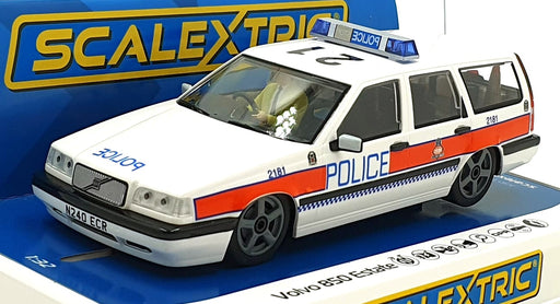 Scalextric 1/32 Scale Slotcar C4597 - Volvo 850 Estate Emergency - Police