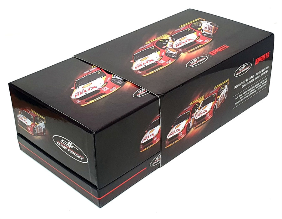 Biante 1/43 Scale B43F16A - Shell Helix Ford Falcon 2016 Clipsal 500 Twin Set