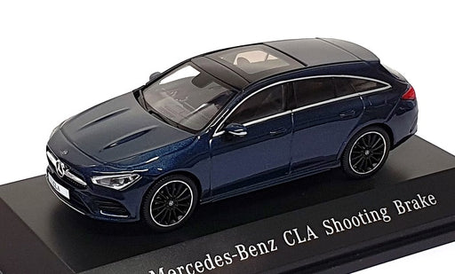 Spark 1/43 Scale B6 696 0475 - Mercedes Benz CLA Shooting Brake - Denim Blue